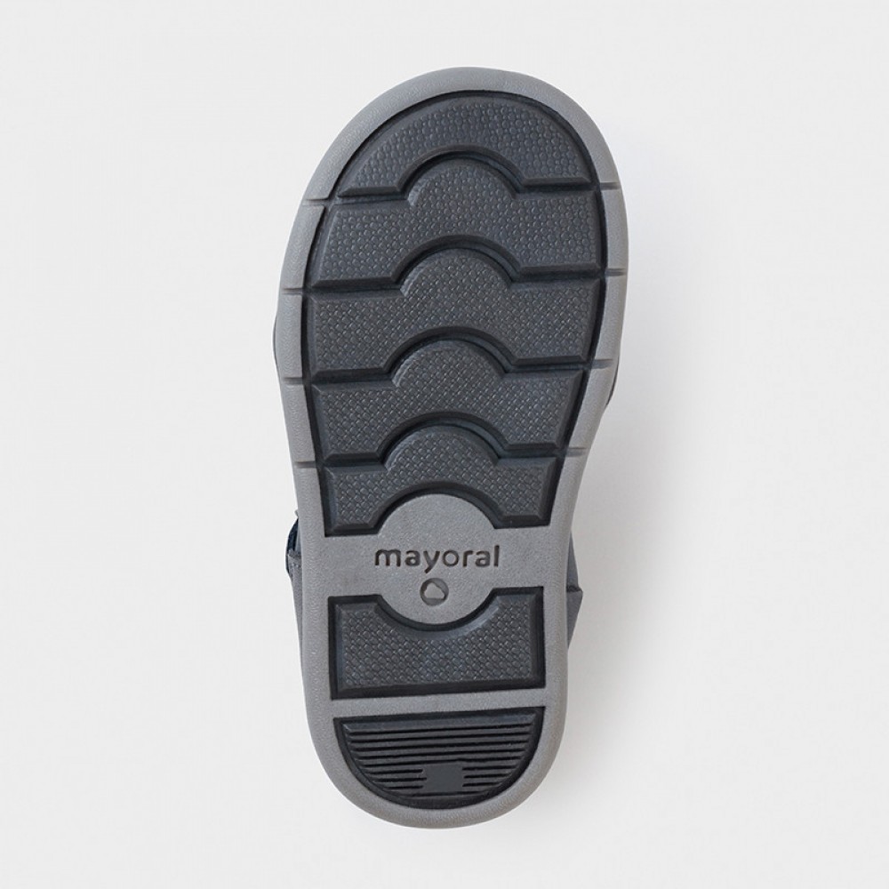 BOTAS AZULES PARA NIÑO CON VELCRO