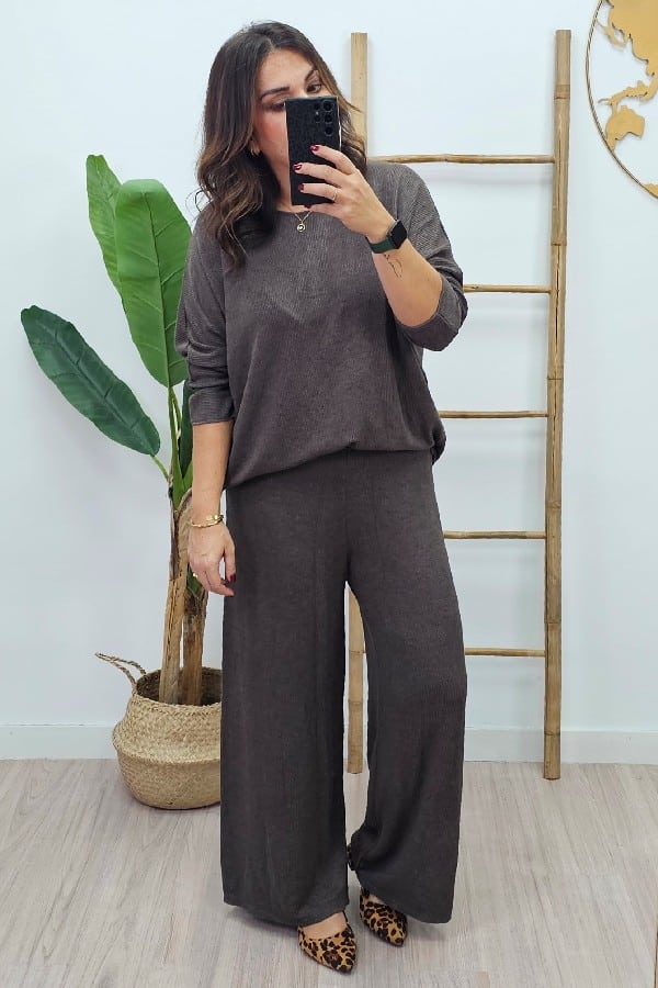 Conjunto Carla Marron