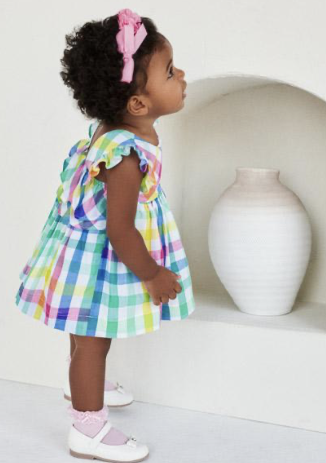 VESTIDO DE COLORES PARA BEBÉ