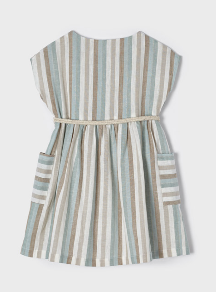 VESTIDO ESTAMPADO DE RAYAS