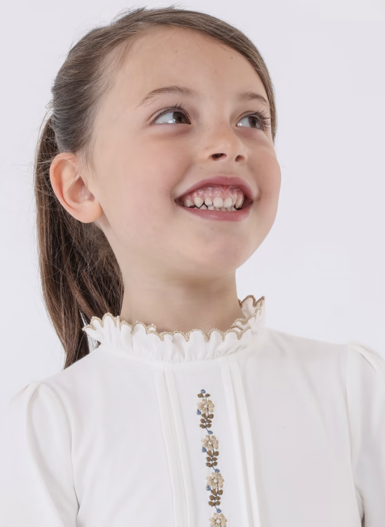 BLUSA BORDADOS BETTER COTTON NIÑA