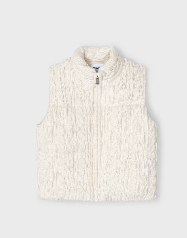 CHALECO TRICOT ACOLCHADO