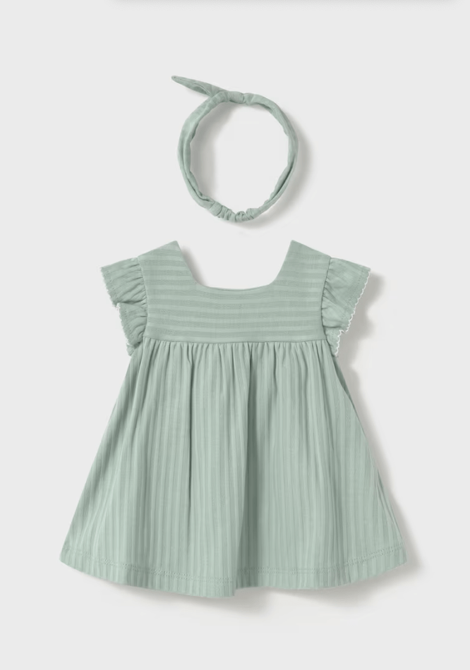 VESTIDO BOTONES CON DIADEMA