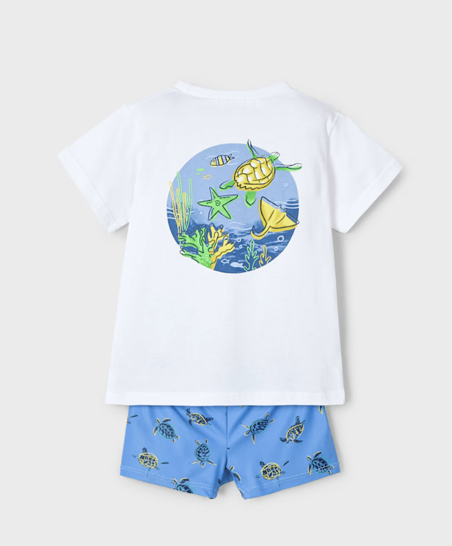 CONJUNTO BAÑADOR Y CAMISETA TORTUGA