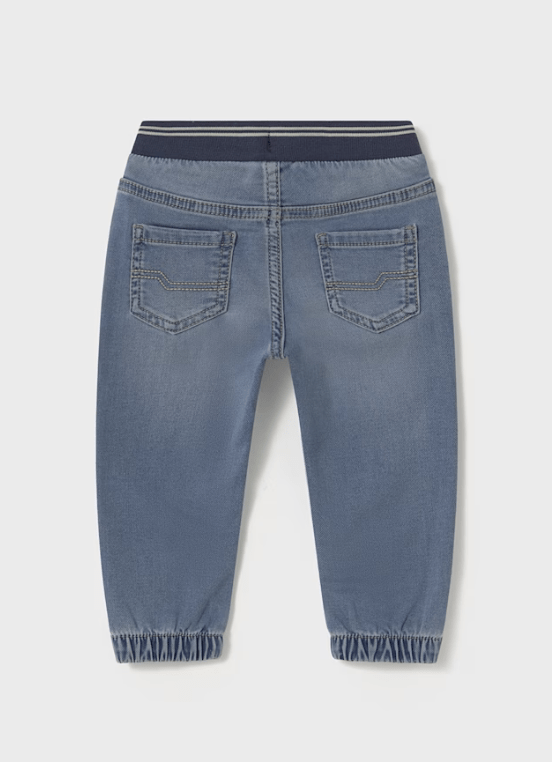 PANTALÓN VAQUERO CINTURILLA ELÁSTICA