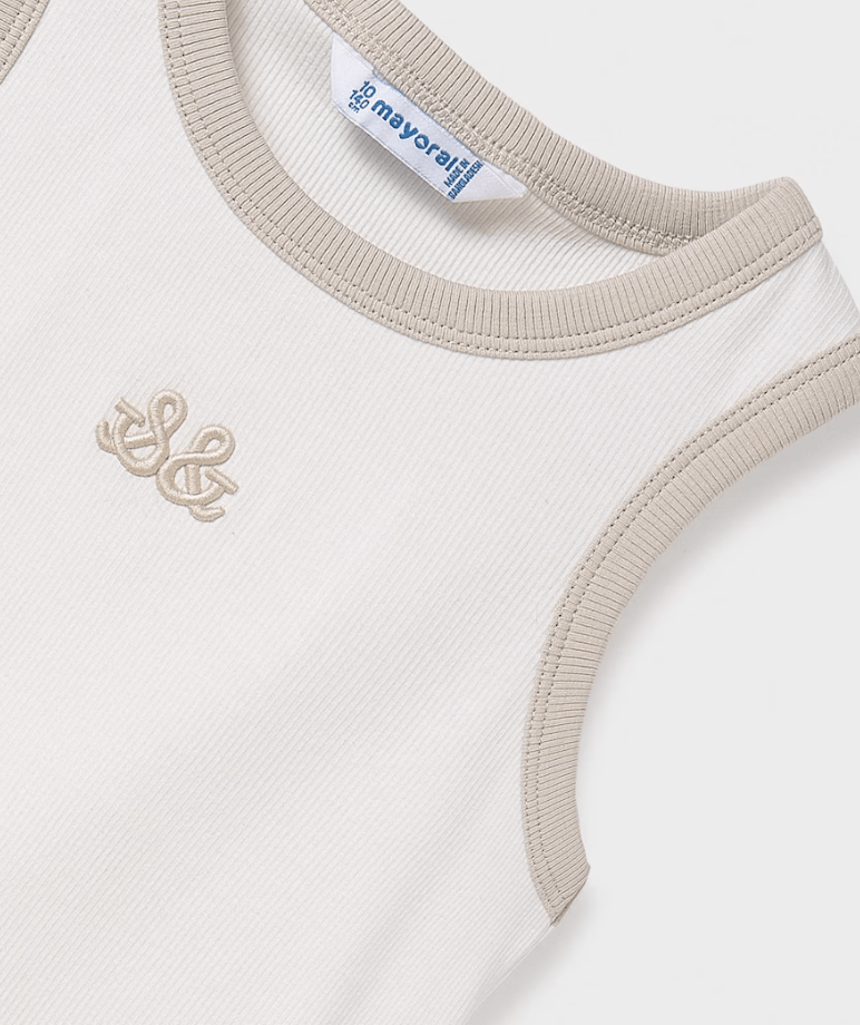 CAMISETA TIRANTES BORDADA