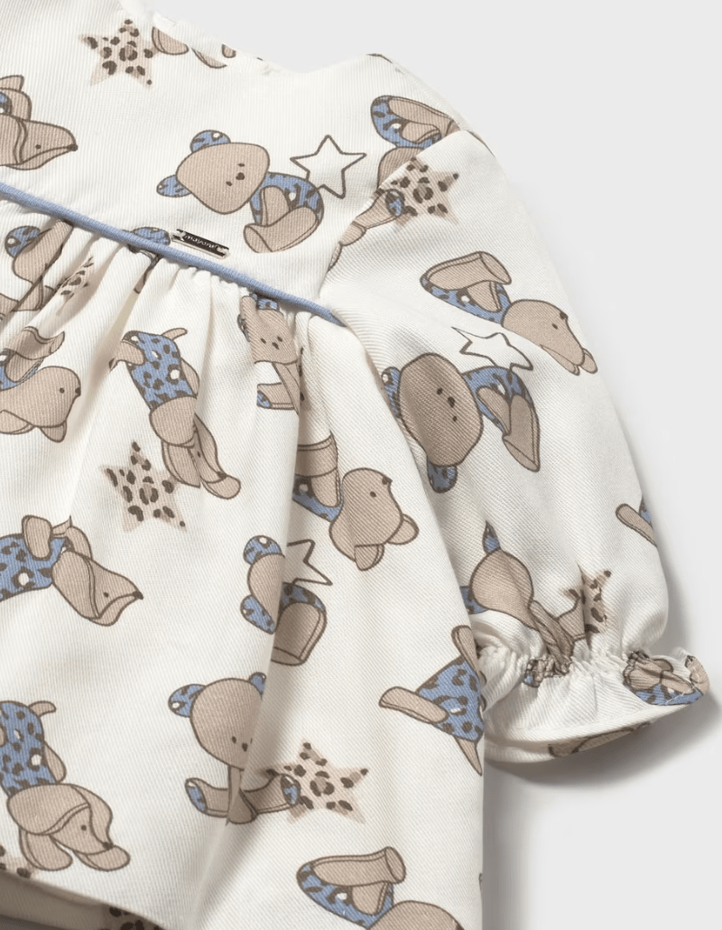 VESTIDO OSITOS LEOPARDO BEBÉ