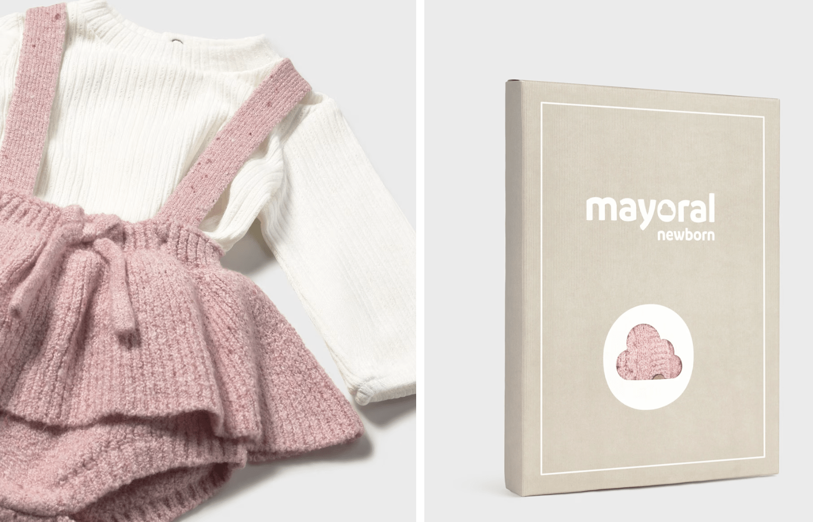 CONJUNTO 3 PIEZAS BEBÉ FALDA