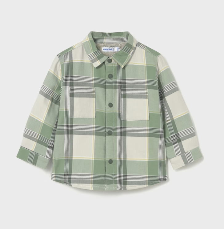 SOBRECAMISA CUADROS VERDE