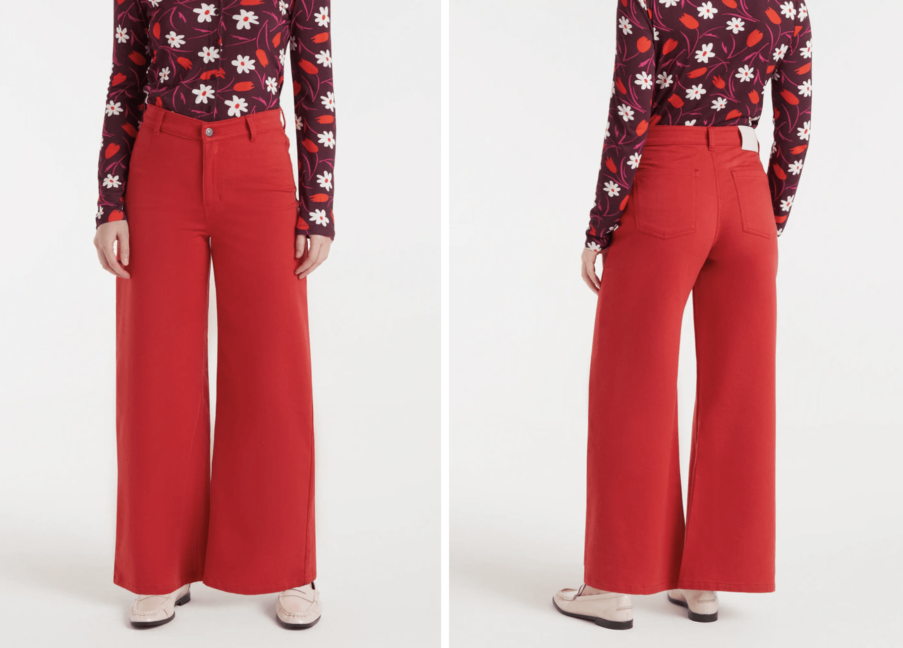 PANTALÓN VAQUERO ROJO