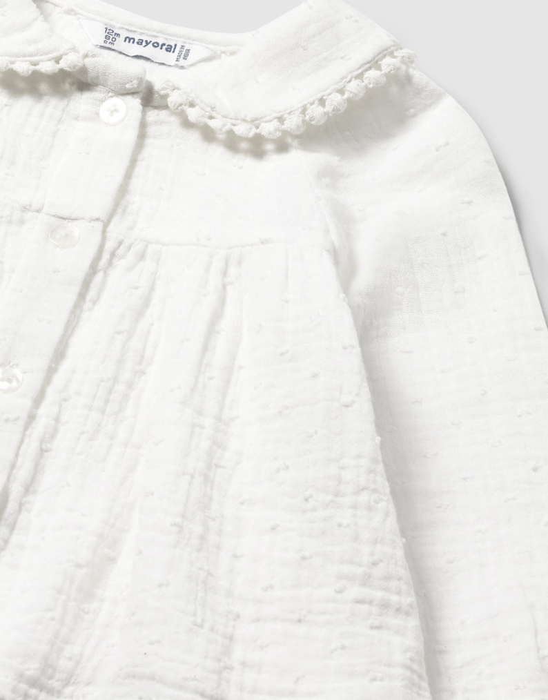 BLUSA GASA PLUMETI BEBÉ