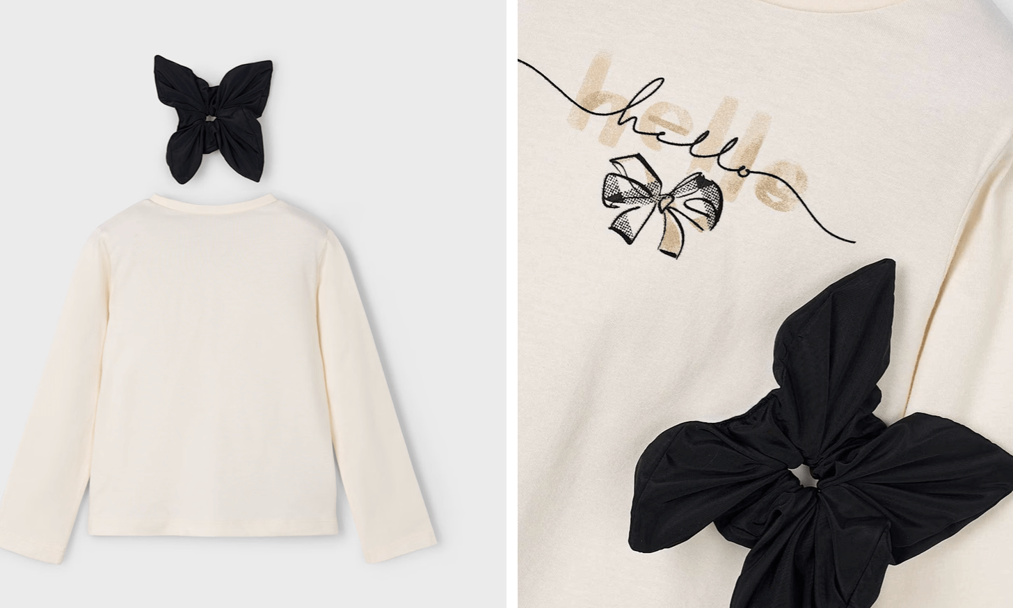 CAMISETA CON COLETERO NIÑA