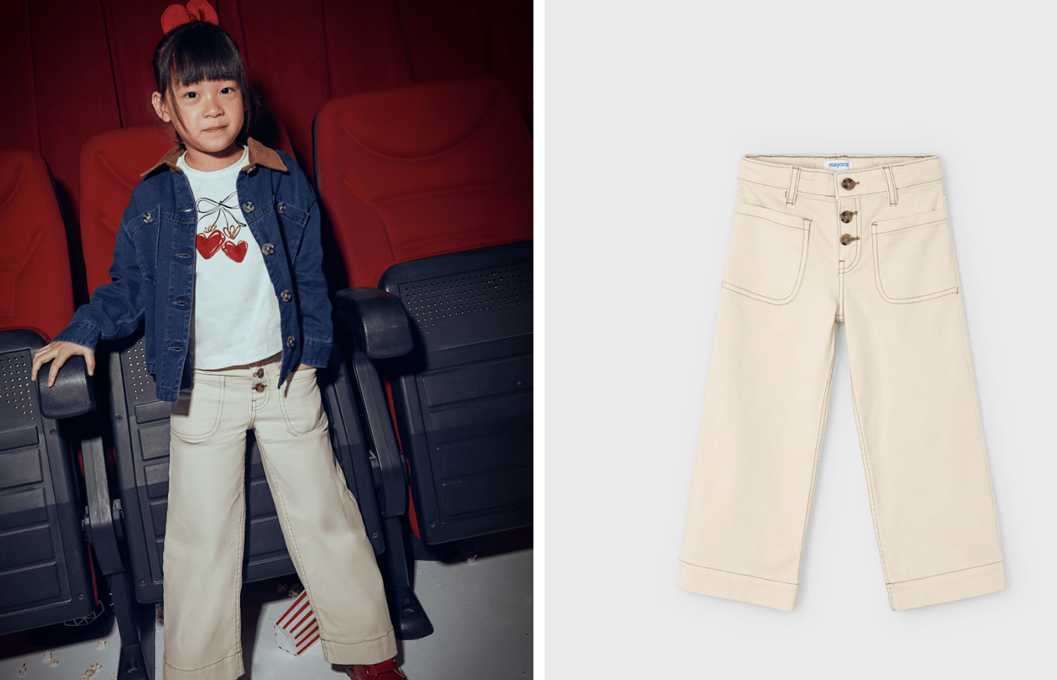 PANTALÓN BOTONES NIÑA