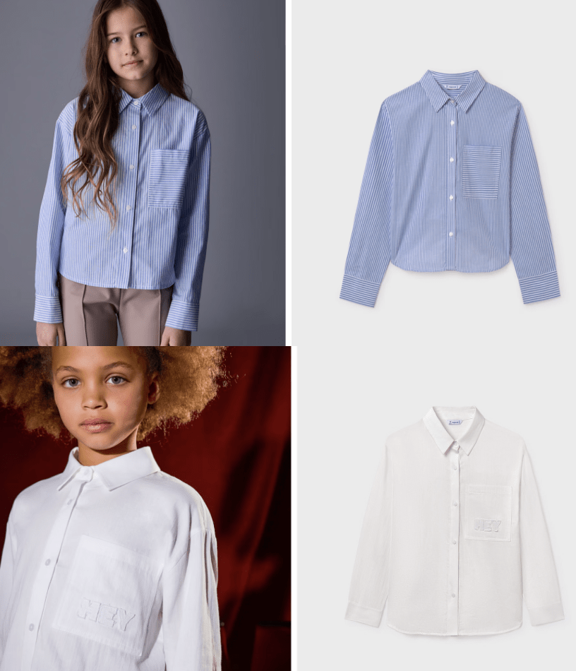 CAMISA BLANCA O RAYAS