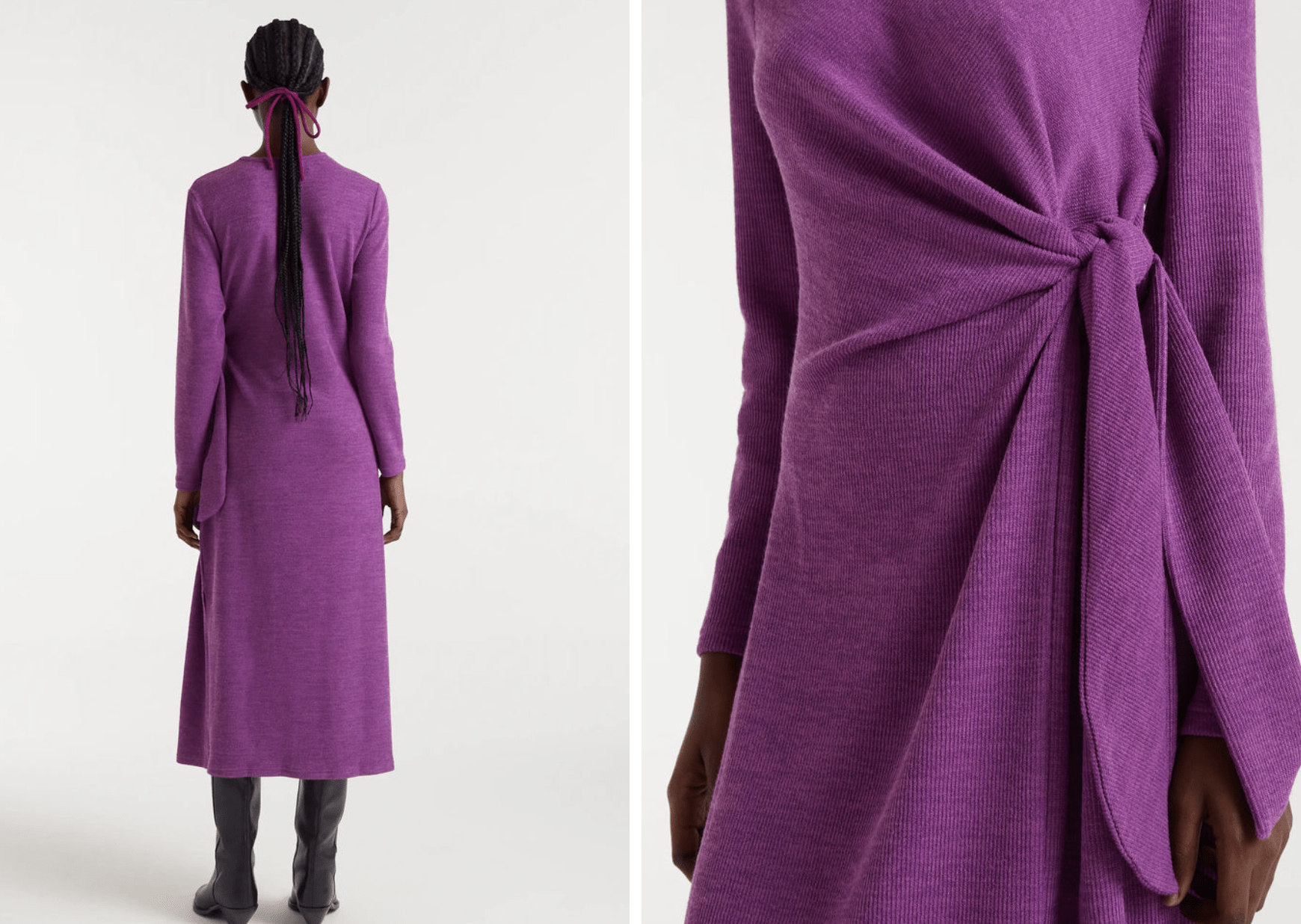 VESTIDO LARGO MAGENTA