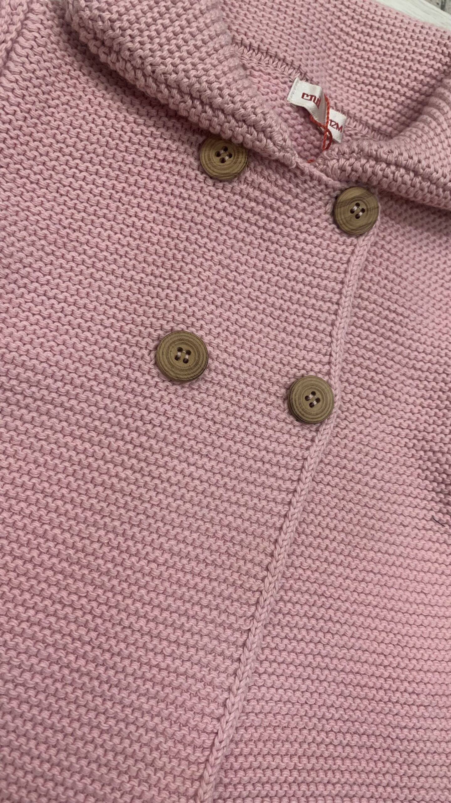 ABRIGO DE PUNTO PARA BEBÉ