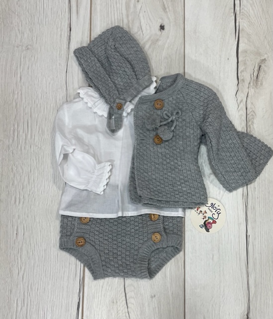 CONJUNTO DE LANA BEBÉ