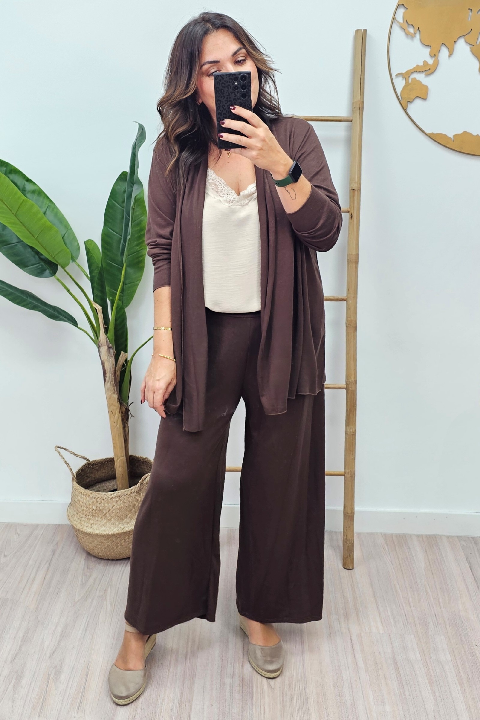 Conjunto Alba Marron