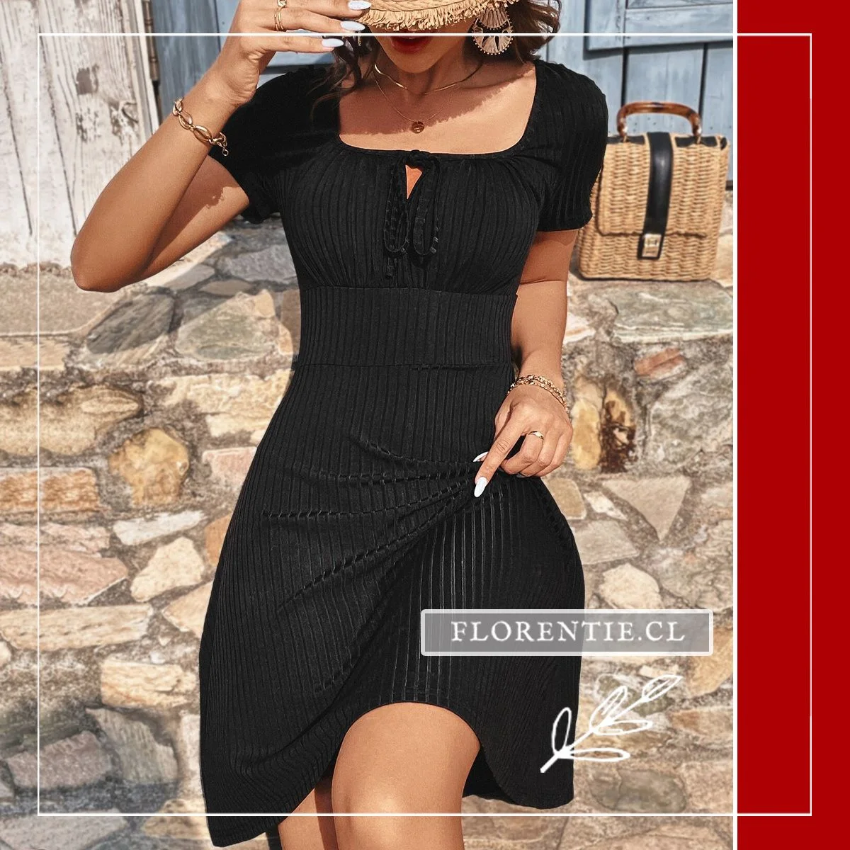 Vestido negro Bosco P01950