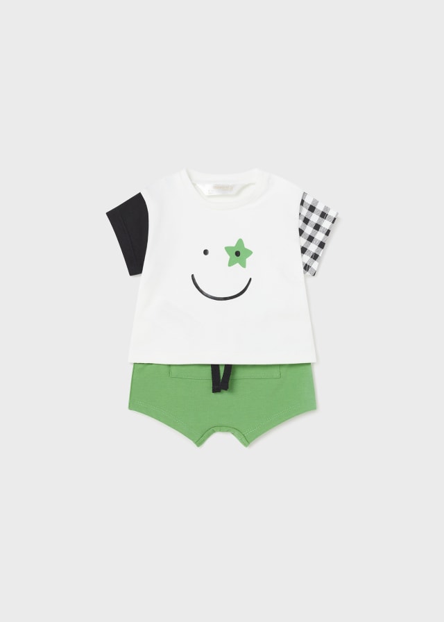 CONJUNTO 4 PIEZAS DE ALGODÓN SOSTENIBLE PARA RECIÉN NACIDO