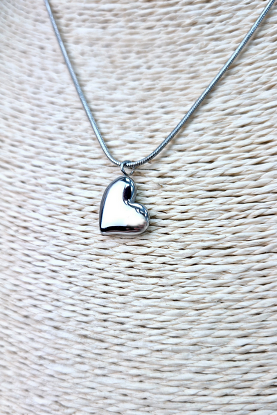 Collar Cuore Plateado
