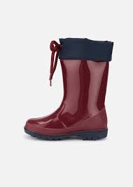 BOTAS DE AGUA BURDEOS Y AZUL MARINO