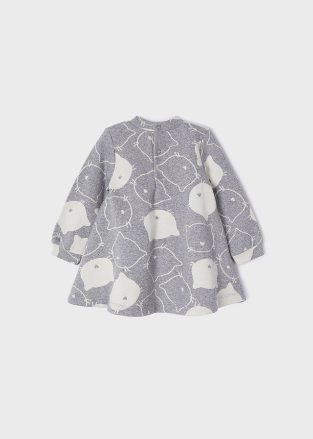 VESTIDO FELPA GATITOS